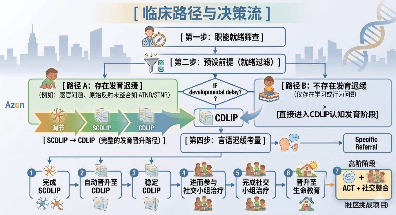 临床交付与决策流程图